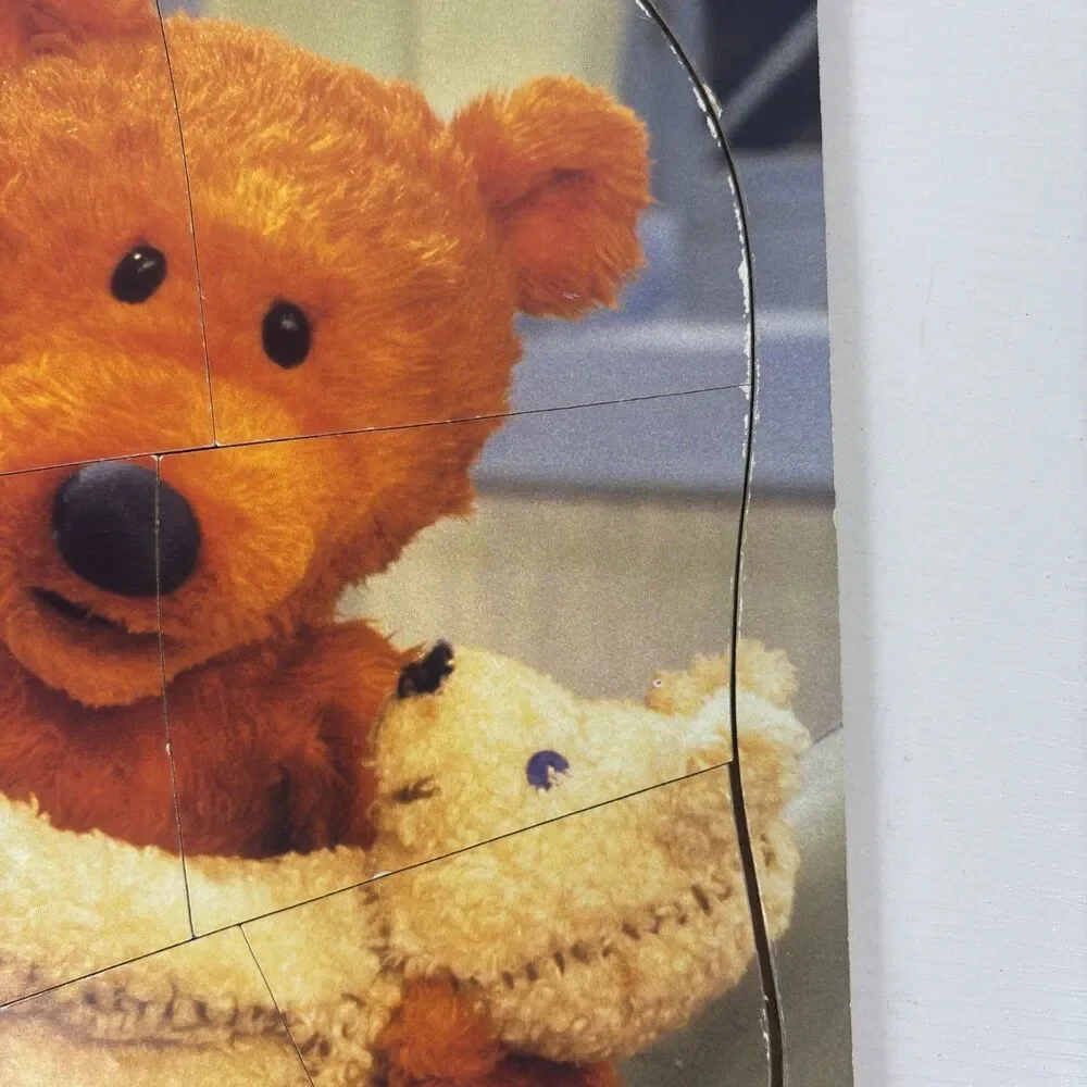 Jim Henson Bear In The Big Blue House 9.5”x11.5” Rare Vintage Mattel Puzzle